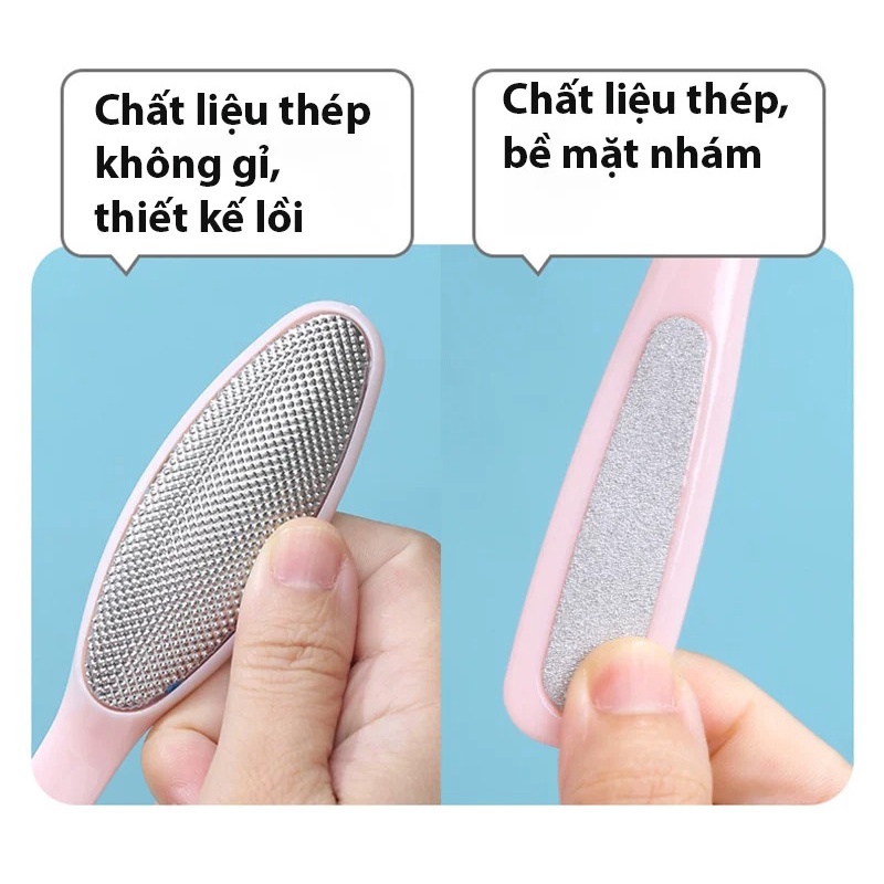 [NHẬP KHẨU] Chà Gót Chân 2in1 Giúp Tẩy Da Chết LMLTOP C0315 (Màu ngẫu nhiên)