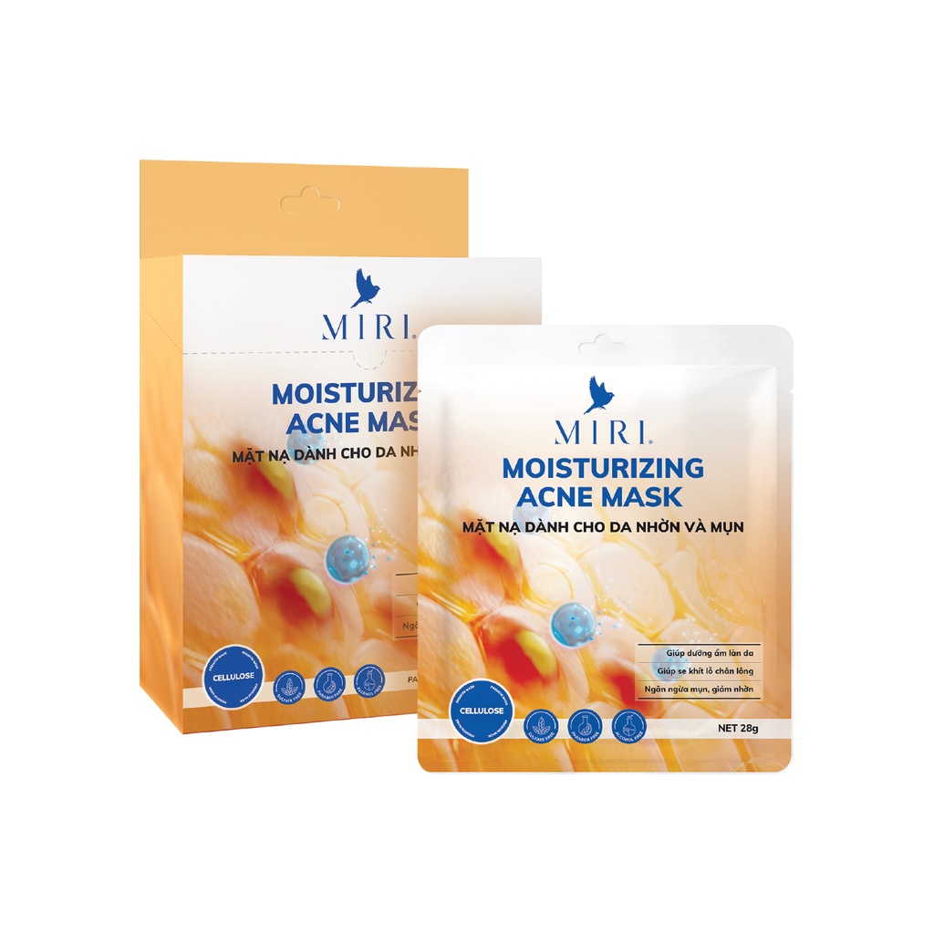 Mặt Nạ Dành Cho Da Nhờn Và Mụn - Moisturizing Acne Mask MIRI