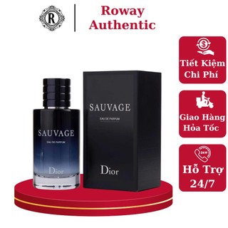 Nước hoa nam cao cấp chính hãng Dior SAUVAGE EDT, dầu thơm lâu nam tính mạnh mẽ cuốn hút 100ml