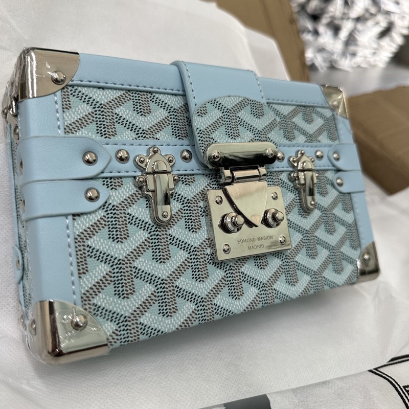 Túi Hộp Trunk Edmond Masion Madrid SS23 Khắc Logo Chính Hãng