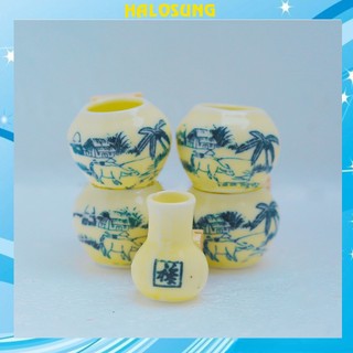 Combo 5 cóng sứ chim khuyên Halosung cóng cho chim ăn phụ kiện lồng chim PK130