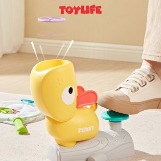 Đĩa bay tung hứng, đĩa bay đồ chơi hình chú vịt ngộ nghĩnh, đồ chơi vận động cho bé, chất liệu nhựa ABS cao cấp TOYLIFE