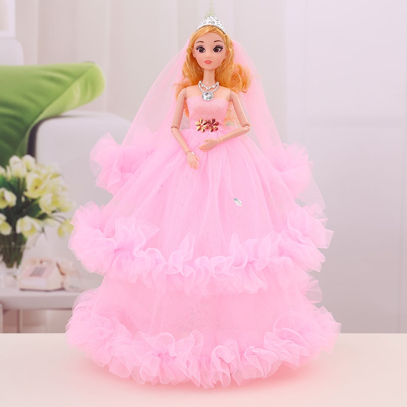 Công Chúa Barbie Talking Váy Cưới Búp Bê Dạ Quang Hộp Quà Tặng Trẻ Em Quà Tặng Sinh Nhật Cô Bé Đồ Chơi Bán Buôn