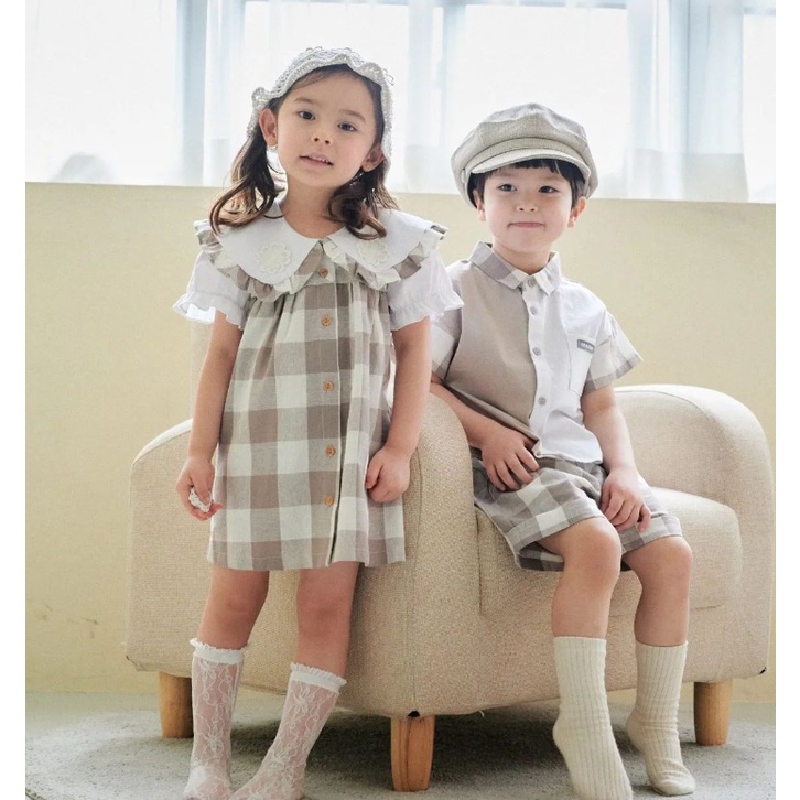 Váy cao cấp AIDA made in Korea cho bé tựu trường thời trang trẻ em BABYKOREA