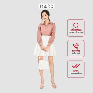 Váy nữ MARC FASHION mini 3 tầng viền bèo FATN052421