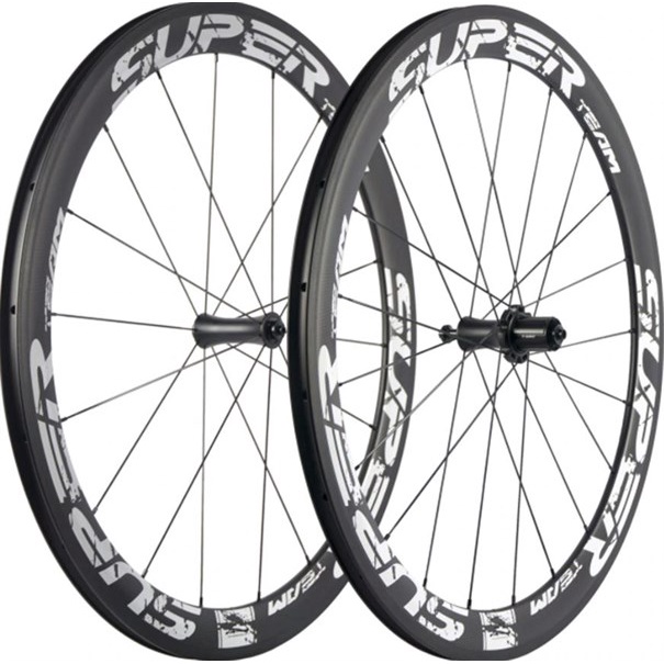 Vành xe đạp carbon Super team may ơ nhôm bạc đạn cao cấp