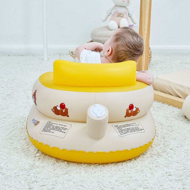 Ghế hơi tập ngồi cho bé cao cấp mẫu mới 2023 chất vải dày dặn có lỗ thoát khí