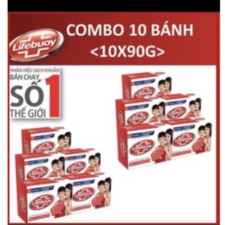 Combo 10 cục lifebuoy 90gr diệt khuẩn