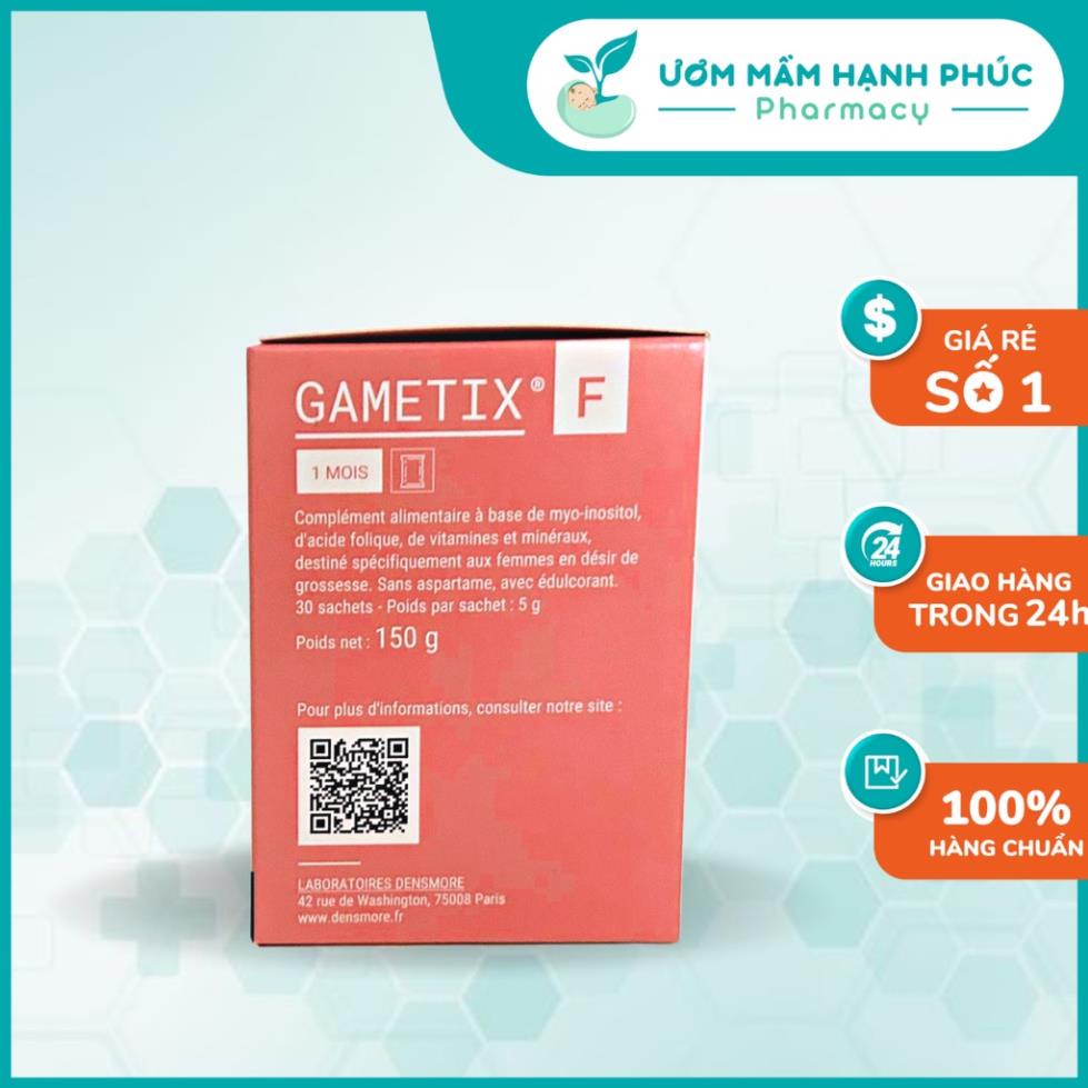 Gametix F bổ trứng, đa nang buồng trứng tăng thụ thai, hỗ trợ sinh sản cho nữ - nguyenphuongchau
