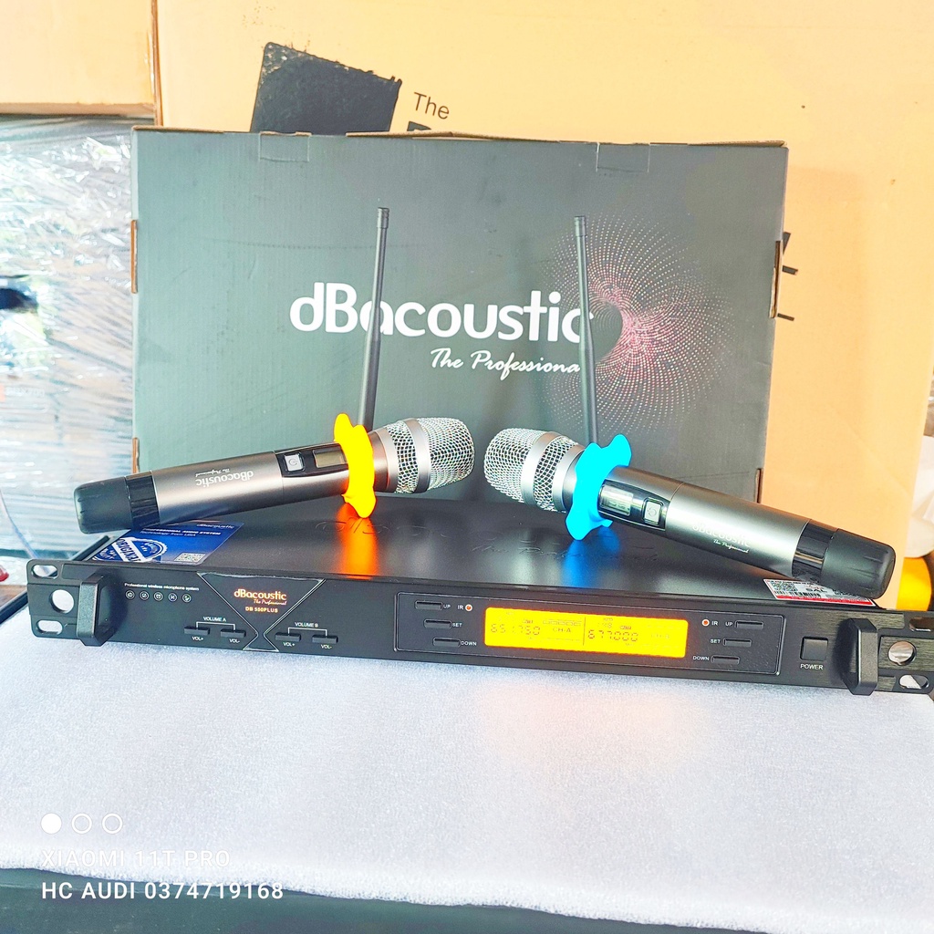 Micro không dây DB acoustic DB 550Plus  - BAIERVIRES A889PRO bai ơ a 889 pro dòng mic cao cấp thông minh gia tốc tự ngắt