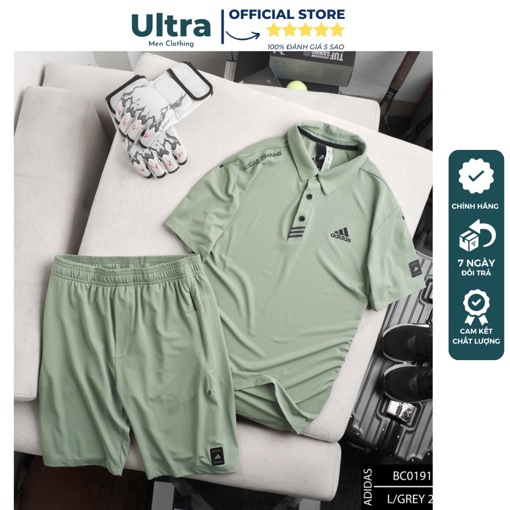 Bộ hè nam thể thao thun lạnh Hàng Cao Cấp Ultra Men UMBC0191 Bộ quần áo nam mùa hè cộc tay chất mát hàng xịn đẹp 2023