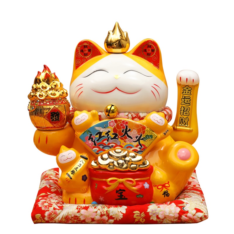 Mèo Thần Tài May Mắn Vẫy Tay Chiêu Tài Hút Lộc Bậc Nhất