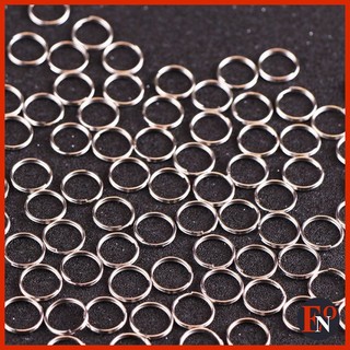 50 Khoen nối phụ kiện hình tròn xoắn ốc đường kính 8mm, 10mm, 12mm mix phụ kiện tiện ích