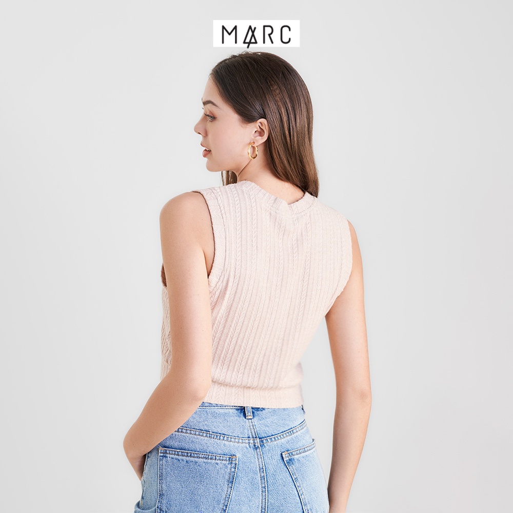 Áo thun nữ MARC FASHION sát nách crop kiểu gile CBPH032722