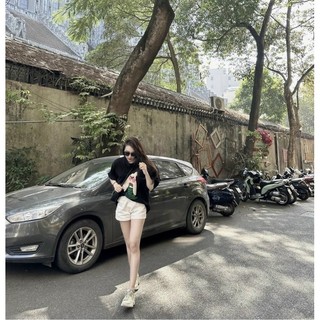 SET QUẦN SHORT KAKI TRẮNG ÁO IN