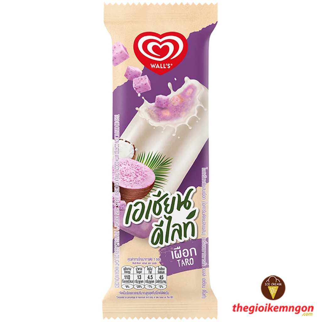 Kem khoai môn dẻo Wall's Asian Delight Taro