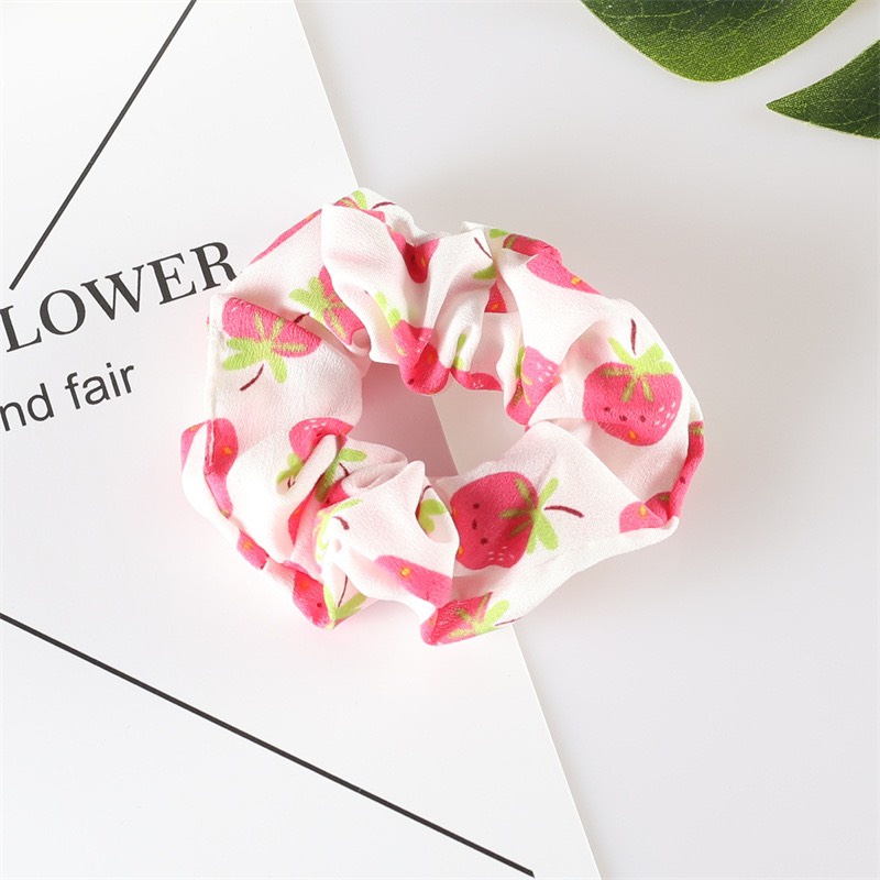 Dây Buộc Tóc Vải Họa Tiết Nhiều Màu KAYLEE Chọn Ngẫu Nhiên Dễ Thương