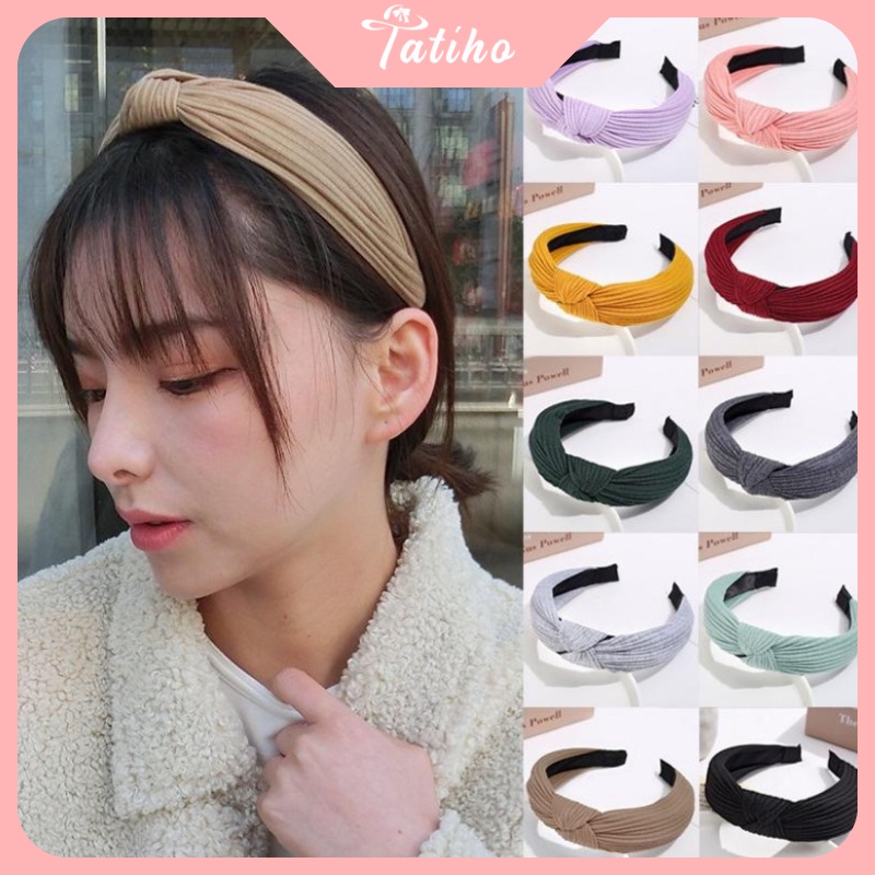 Cài tóc băng đô Santi Tuban Unisex hoạ tiết da dạng phong cách hàn quốc dễ thương nhiều màu sắc - Mã BD024