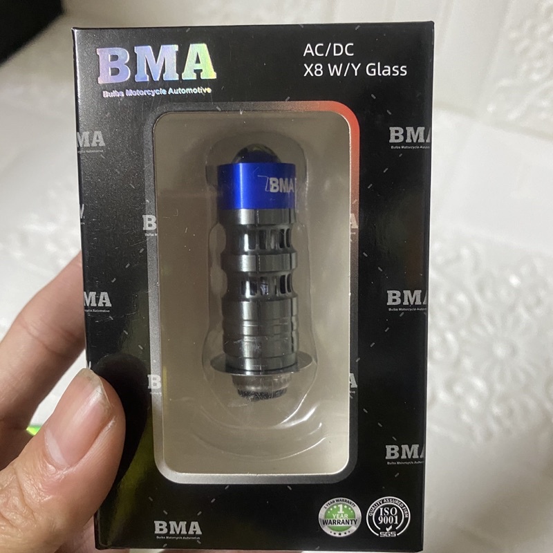 Đèn bi cầu BMA chân M5 gắn xe máy CS30w