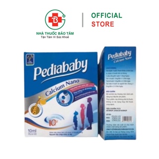 Pediababy calcium nano Bổ sung canxi giúp cải thiện mật độ canxi của xương