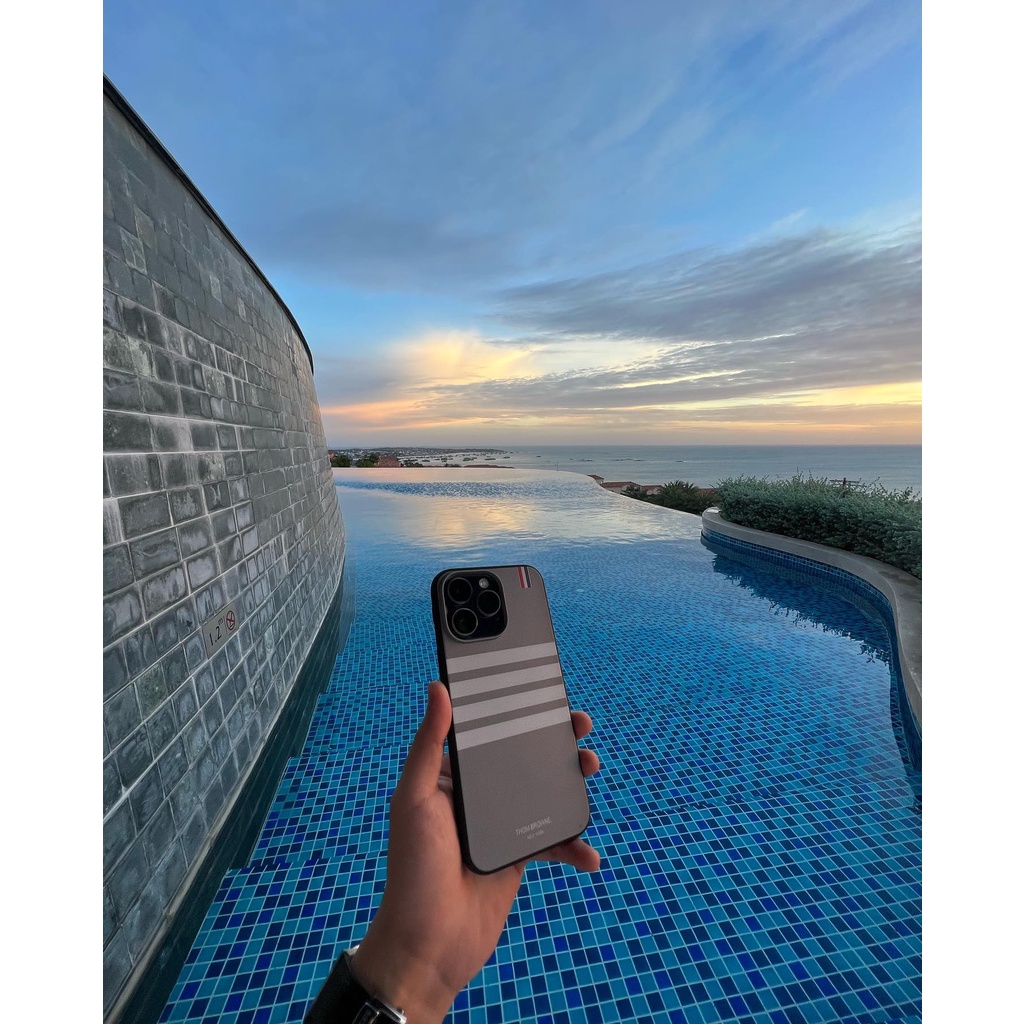 ỐP ĐIỆN THOẠI THOMBROWNE XÁM 13 13Pro 13Promax 12 12Pro 12Promax