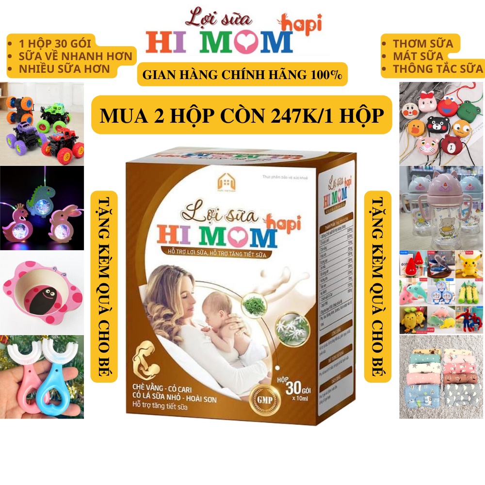 Lợi sữa HI MOM HAPI ,nhiều sữa,mát sữa, thông tắc sữa