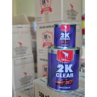 Sơn Phủ Bóng 2K Yes tim 1kg