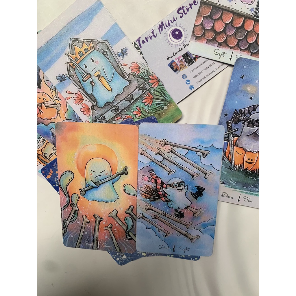 Bộ Bài Boo Tarot Size Gốc 7x12cm Siêu Hiếm