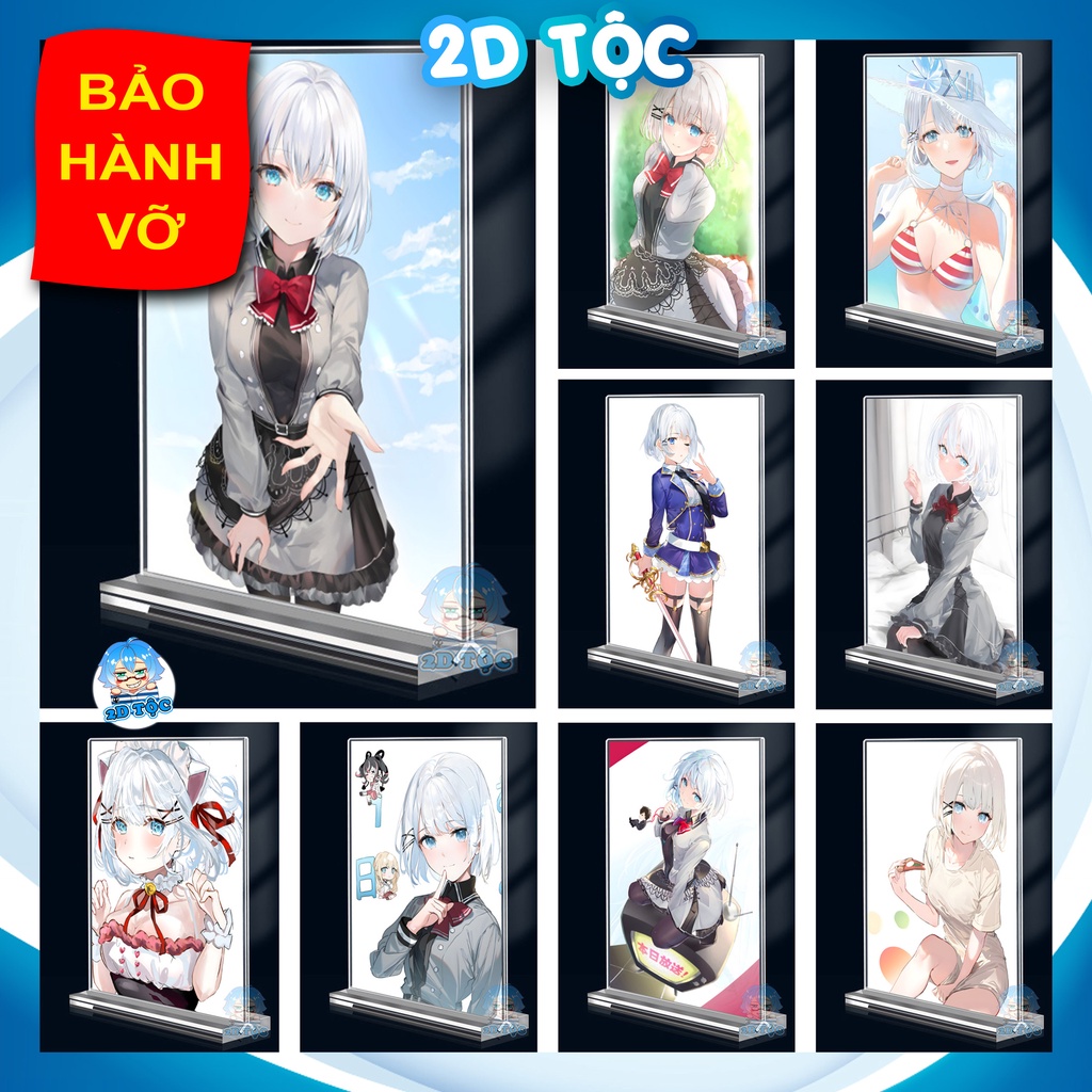Khung ảnh Mica Kích thước A4,A5 In hình Anime Manga Light Novel Thám tử đã chết (3) đế lùa dày trong suốt - 2D Tộc Shop