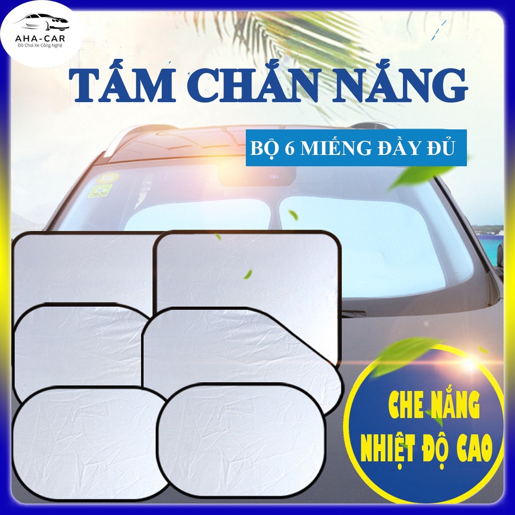 Tấm Che Nắng Ô TÔ Xe Gia Đình , Xe Tải combo 6 Tấm Rèm Che Nắng Kính Lái Ô TÔ Xe Hơi Phụ Kiện Nội Thất Ô Tô Xe Hơi