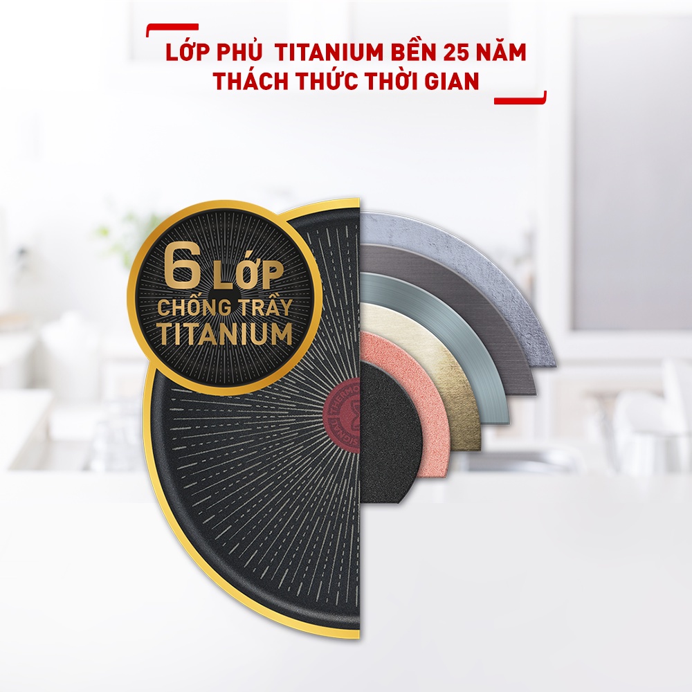 Nồi cán dài/ quánh TEFAL UNILIMITED 16cm (G2552802)