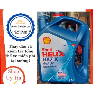 Dầu nhớt động cơ xăng cao cấp helix hx7 sn 5w30 4l