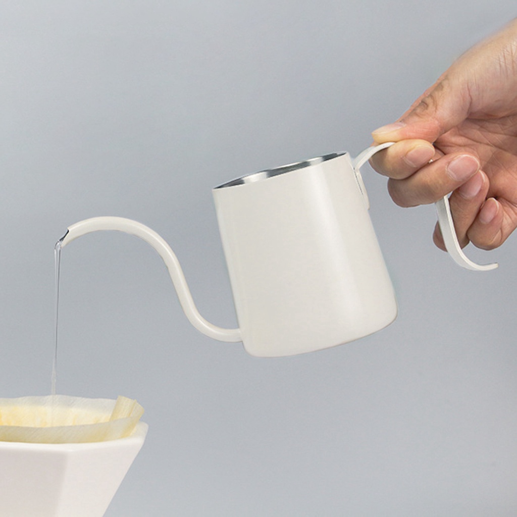 Shamjina Ấm Đun Nước Pha Cà Phê Tiện Dụng Cho Gia Đình inox 304 mịn 250ML