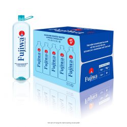 Nước uống ion Kiềm Fujiwa thùng 12 chai 1,25 lít