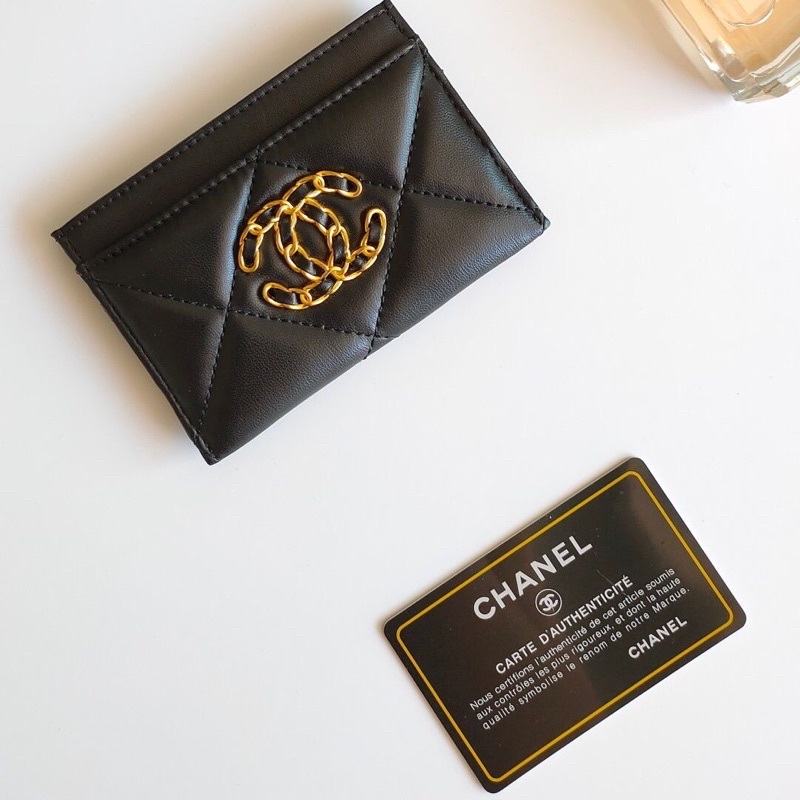 Ví mini Cha nel  đựng thẻ, card full box + thẻ cứng