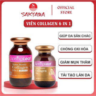 Viên Collagen Spring Leaf Inner Beauty Collagen 6-in-1 Advanced Hộp 180v Nội Địa Úc Chống Lão Hóa Đẹp Da
