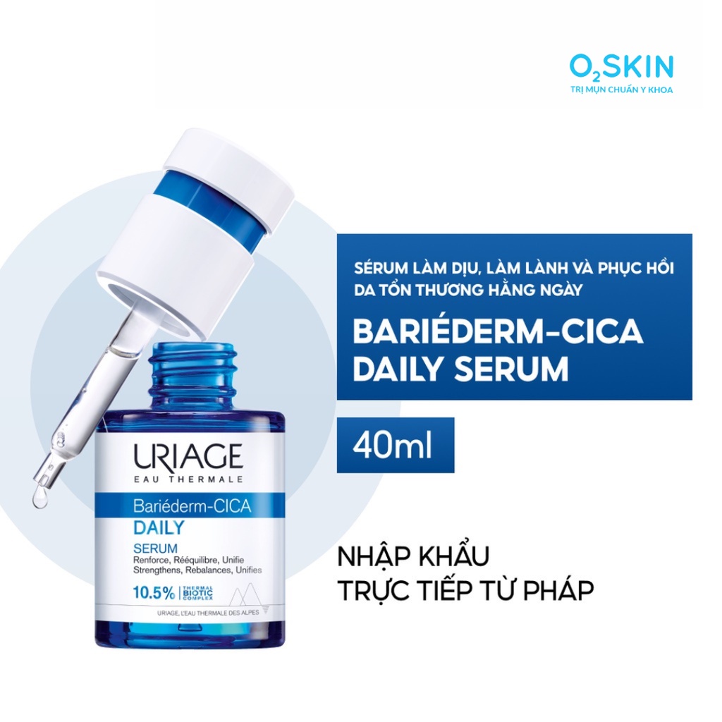 Serum Dưỡng Ẩm, Phục Hồi Và Tái Tạo Da Uriage BARIEDERM-CICA Serum 30ml