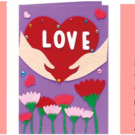 Thiệp giấy cao cấp quà tặng chúc mùng sinh nhật tình yêu thủ công cho bé tự làm TÉPPI