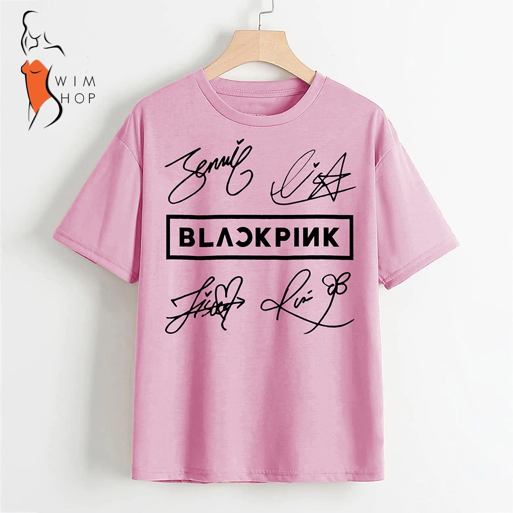Áo thun Black Pink Signature độc đẹp giá siêu rẻ cực HOT
