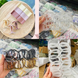 Kẹp tóc càng cua 3 răng,5 răng (lố 12 chiếc)