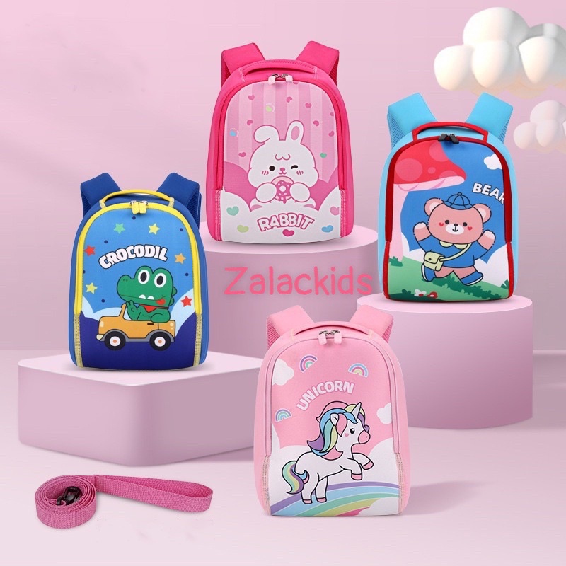 Balo học sinh tiểu học, cặp chống gù cho bé từ lớp 1 đến lớp 3 chất liệu cao cấp Zalackids