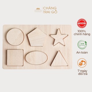 Đồ Chơi Giáo Cụ Hình Khối Puzzle, Phát Triển Khả Năng Sáng Tạo Cho Bé - Chàng Trai Gỗ