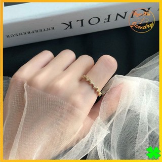 nhẫn mạ vàng kiểu dáng bông lúa mì