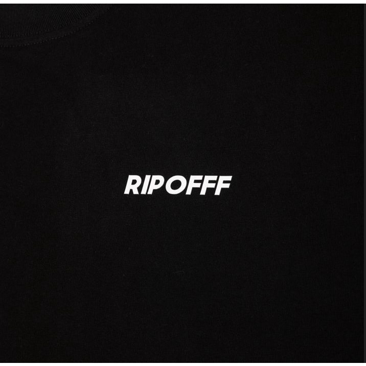 RIPOFFF Basic Heavyweight Boxy T-shirt - Black