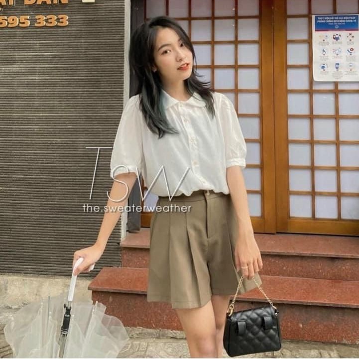 Chân váy xếp ly chất tuyết mưa kiểu dáng siêu trẻ trung juka.store