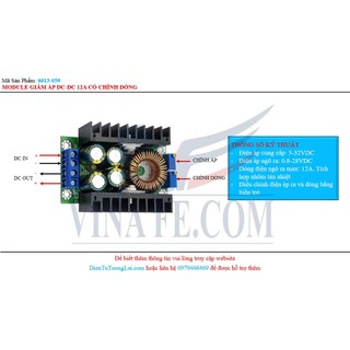 Module Giảm Áp DC-DC 12A - Module Buck DC-DC 12A