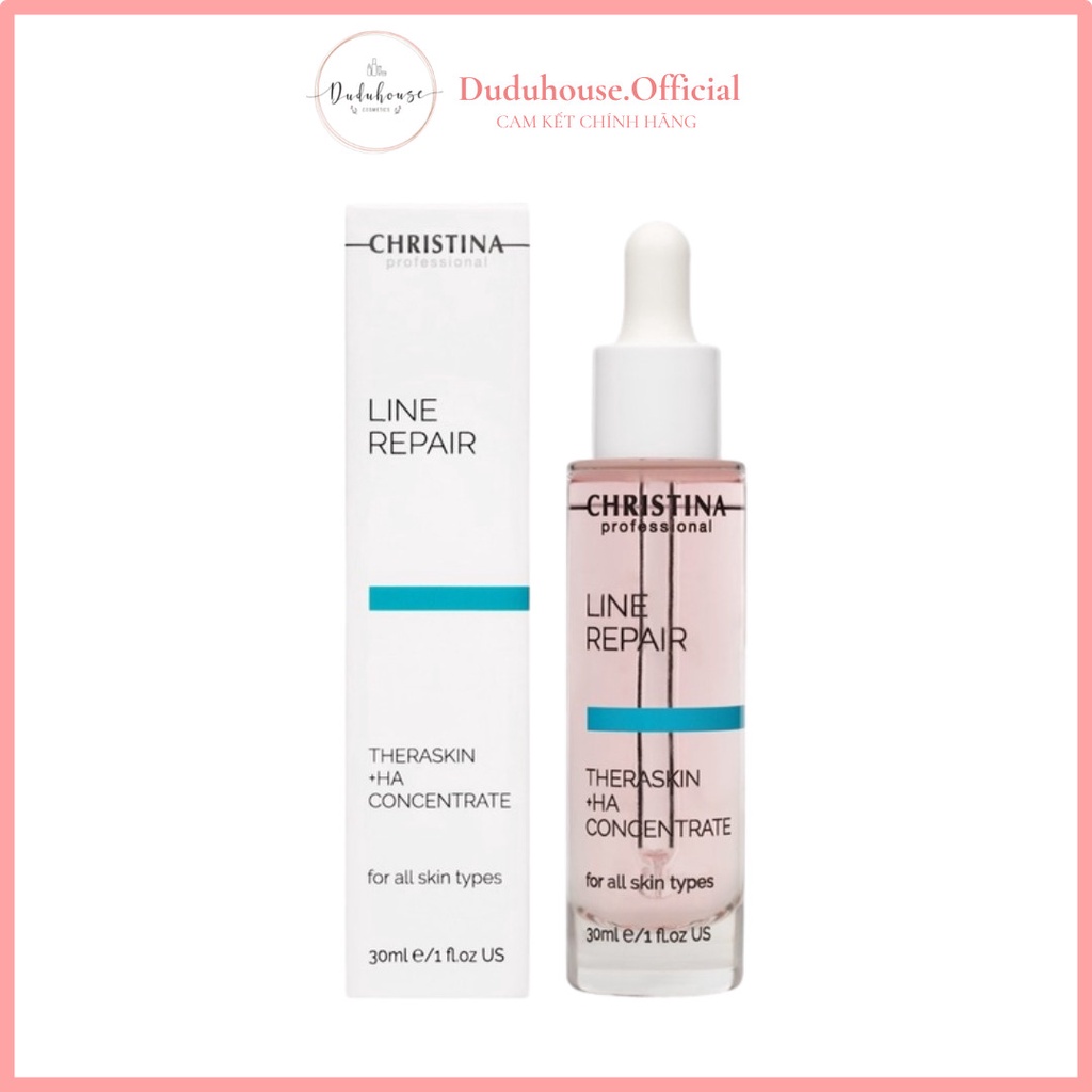 Serum Cấp Nước Và Phục Hồi Da HA Christina Line Repair Theraskin + HA Concentrate 30ml