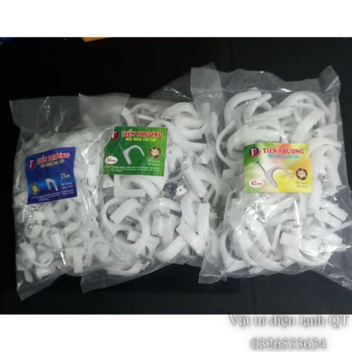 Đinh móc ống đồng - Ống nước máy lạnh điều hòa phi 21 34 42 - 1 bịch