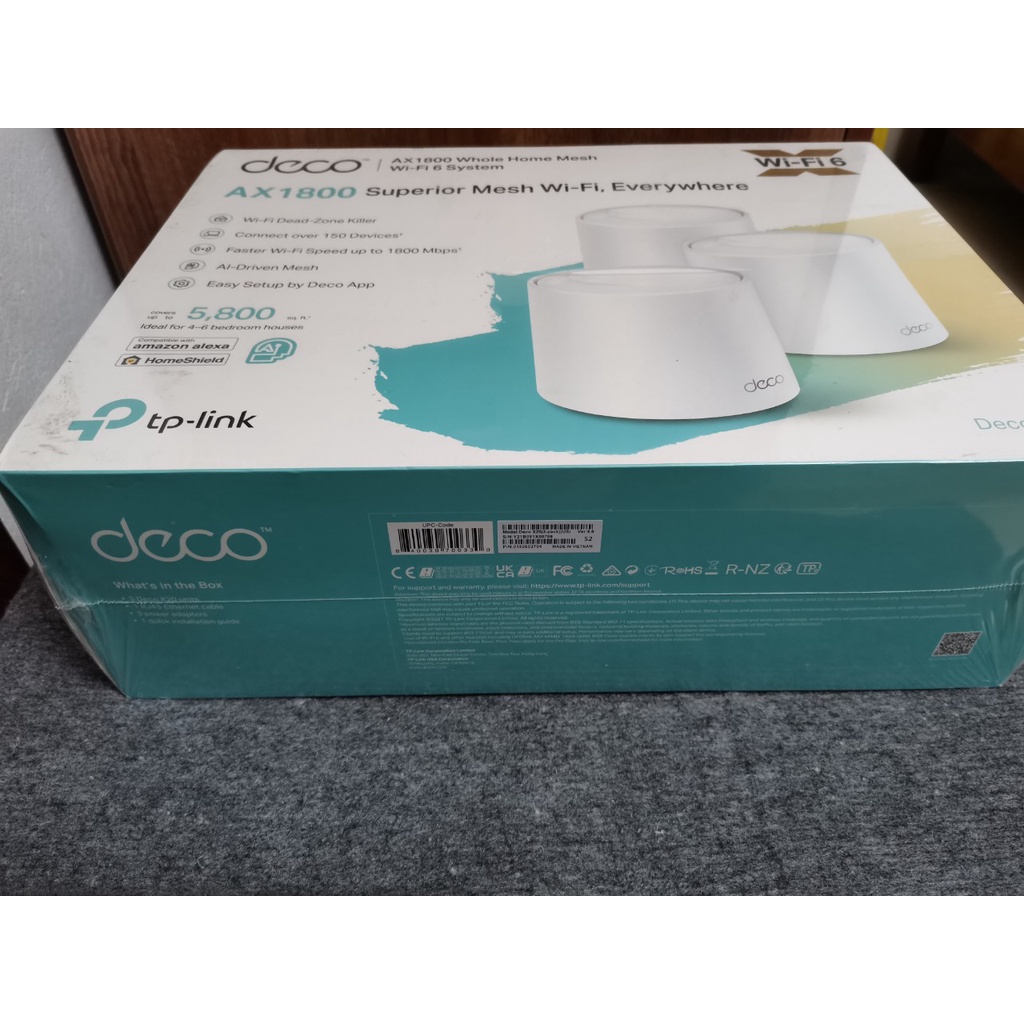 Bộ Phát Wifi Mesh TP-Link Deco X20 Chuẩn Wifi 6 AX1800Mbps -1 cái. Vui lòng đọc kỹ phần mô tả và xem video | BigBuy360 - bigbuy360.vn