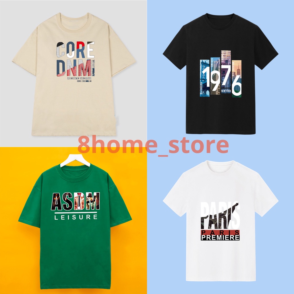 Áo thun clothing unisex nam nữ tay lỡ chất đẹp logo độc lạ form mặc rộng